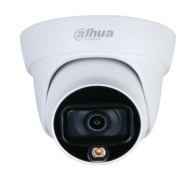 5мп HDCVI відеокамера Dahua з підсвічуванням DH-HAC-HDW1509TLP-A-LED (3.6 мм)