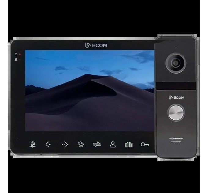 Комплект відеодомофона BCOM BD-780FHD Black Kit купити.