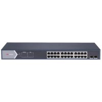 Керований 24-портовий гігабітний комутатор PoE Hikvision Hikvision DS-3E1526P-SI Керований 24-портовий гігабітний комутатор PoE Hikvision Hikvision DS-3E1526P-SI