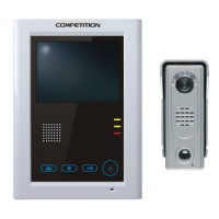 Комплект домофон + виклична панель Competition MT397C-CK + SAC5C