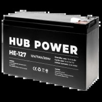 Акумуляторна батарея Hub Power НЕ-127 12V 7Ah