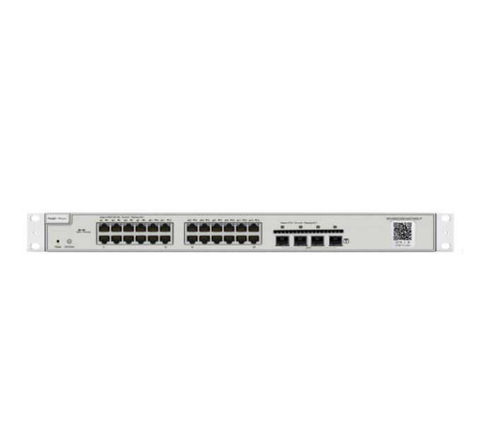 Комутатор 24 порти керований Ruijie RG-NBS3200-24GT4XS-P 10G POE купити.