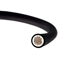 Кабель для сонячних панелей H1Z2Z2-K 1x 6 черный (NKK) бухта 100 м