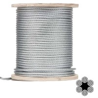 Трос оцинкований APRO 10мм DIN 3055 (6x7) бухта 100м