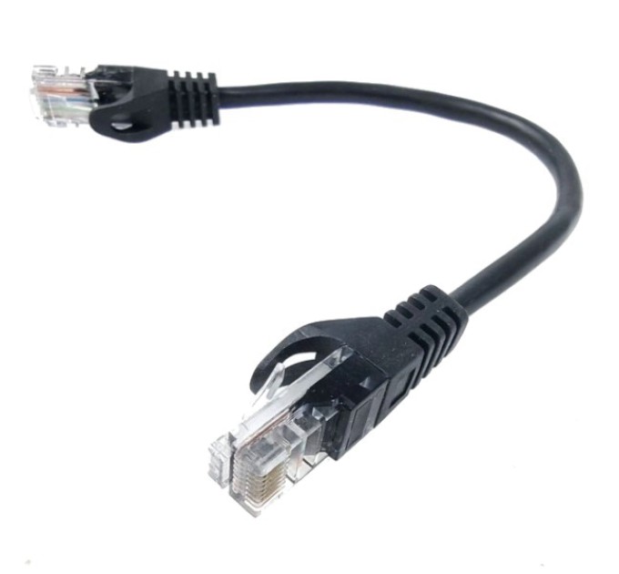 Патч-корд литий чорний 5е UTP RJ45 0.25м купити.