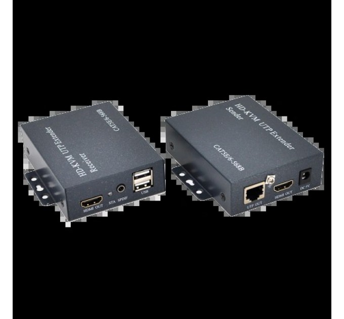 Активний подовжувач HDMI сигналу UTP кабелю cat5e 120 м купити.
