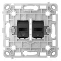 Механізм інтернет розетки Ajax OutletCore (LAN) vertical black купити.