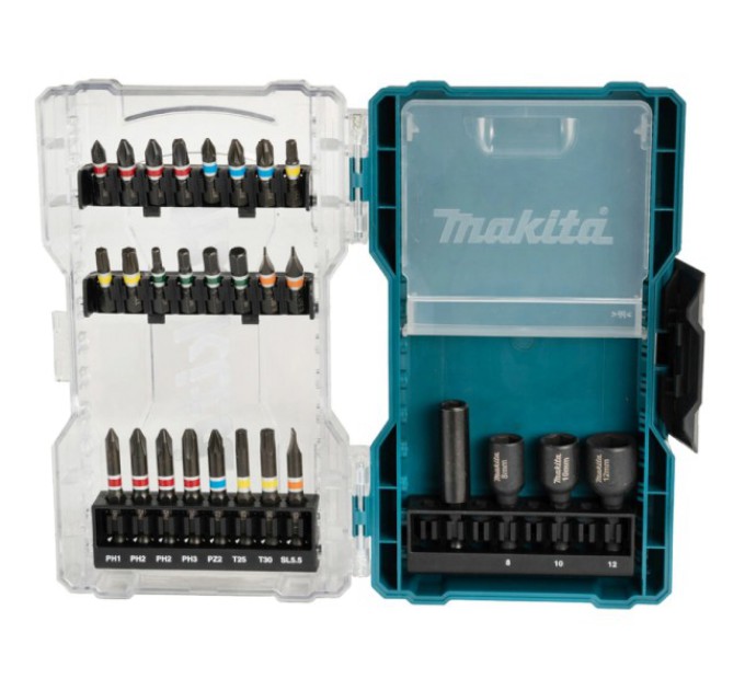 Набір ударних біт 28 шт Makita (E-07048) купити.