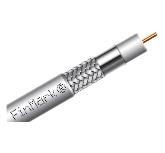 Кабель (білий, 305м) FinMark F 690BVcu-WB white FinMark купити.