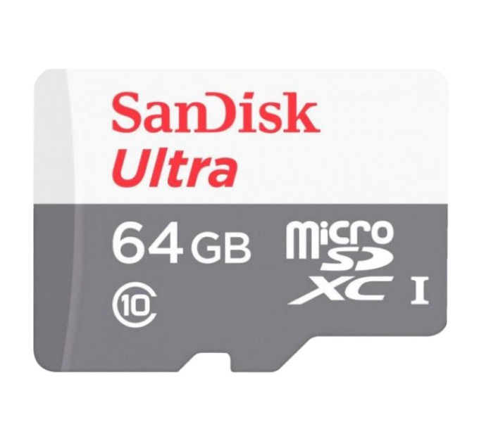 Карта пам’яті SanDisk Ultra microSDXC 64GB 100MB/s Class 10 UHS-I купити.
