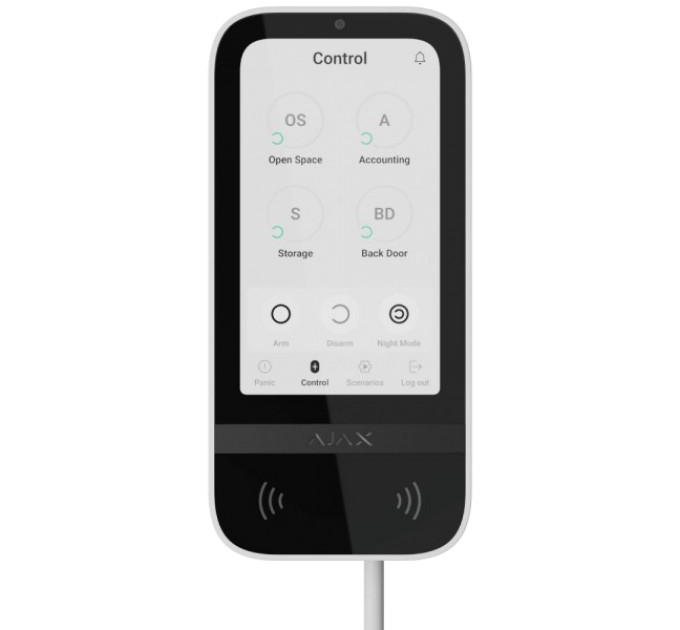 Superior KeyPad TouchScreen white Fibra Клавиатура проводная сенсорная Ajax купити.