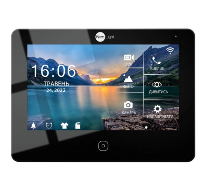Відеодомофон NeoLight ALPHA HD WF Black купити.