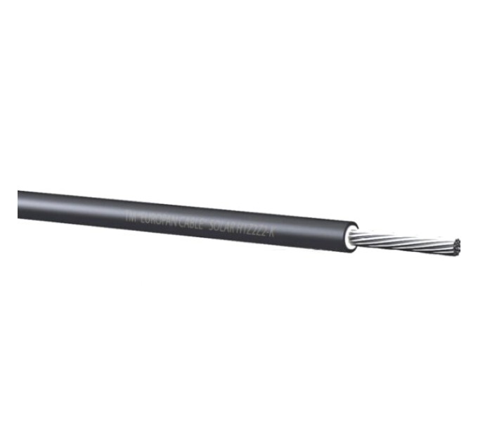 Кабель для сонячних панелей SOLAR H1Z2Z2-K 6 black (бухта 50 м) купити.