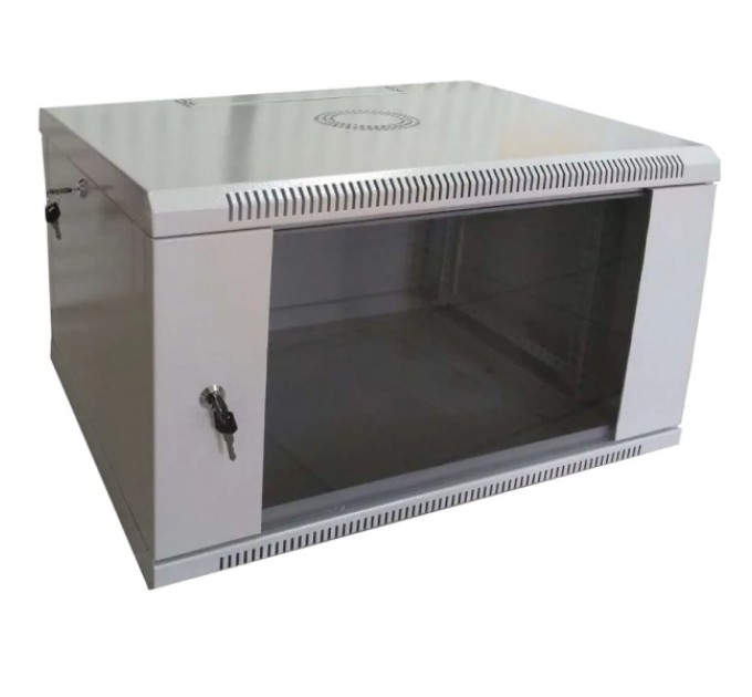 Шафа коммутаційна настінна 4U 600x600 розбірна Hypernet WMNC66-4U-FLAT купити.