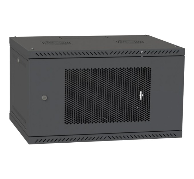 Шафа серверна IPCOM CH-6U 600x600 перфорация RAL9005 купити.