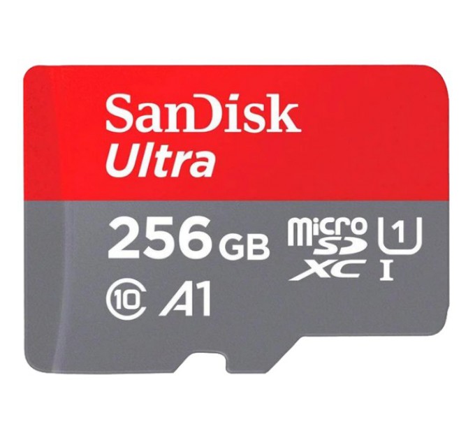 Карта пам'яті SanDisk 256GB class 10 UHS-I Ultra (SDSQUAC-256G-GN6MN) купити.