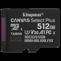 Модуль флеш-пам'яті MicroSDXC 512GB UHS-I Class 10 Kingston Canvas Select Plus R150MB/s (SDCS3/512GBSP)