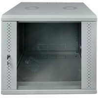 Шафа EServer 9U 600х500х503 стекло, серая