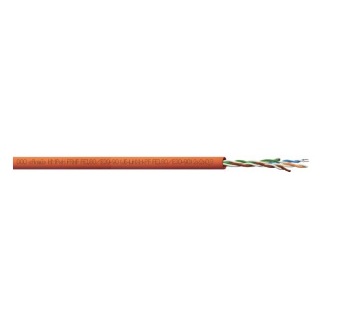 Кабель Алай КОРкЕН FRHF FE180/Eк30 (J-HX(St)H-PF FE180) 2х2х0,8 мм(бухта 210м.) купити.