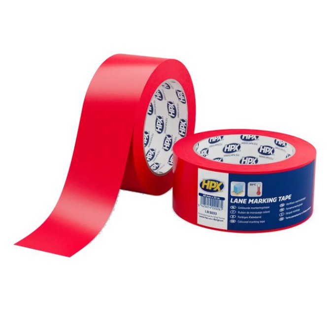 Стрічка самоклеюча для маркування підлоги HPX LR5033 Lane Marking Tape 50мм x 33м купити.