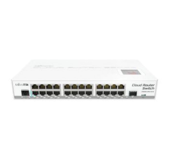 24-портовий Cloud керований комутатор MikroTik CRS125-24G-1S-IN купити.