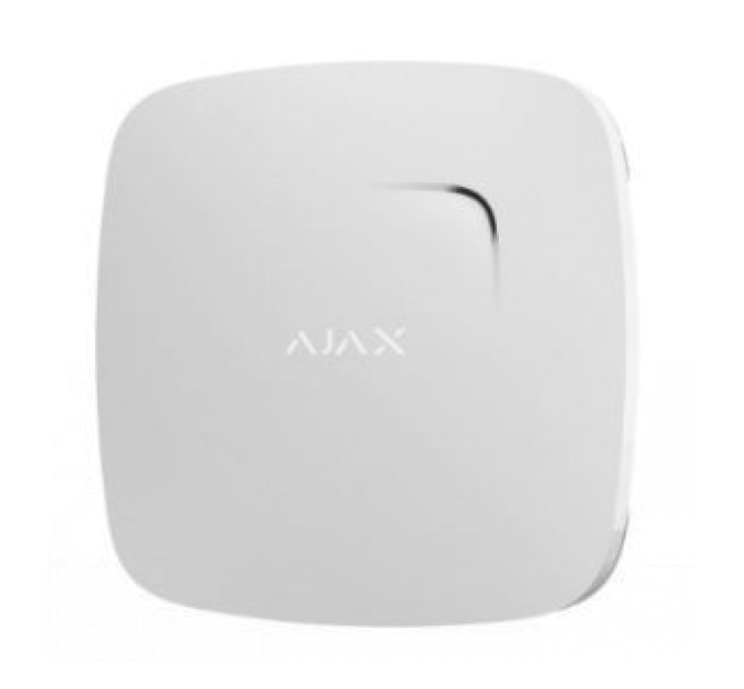 Бездротовий датчик диму з сенсором температури Ajax FireProtect (білий)