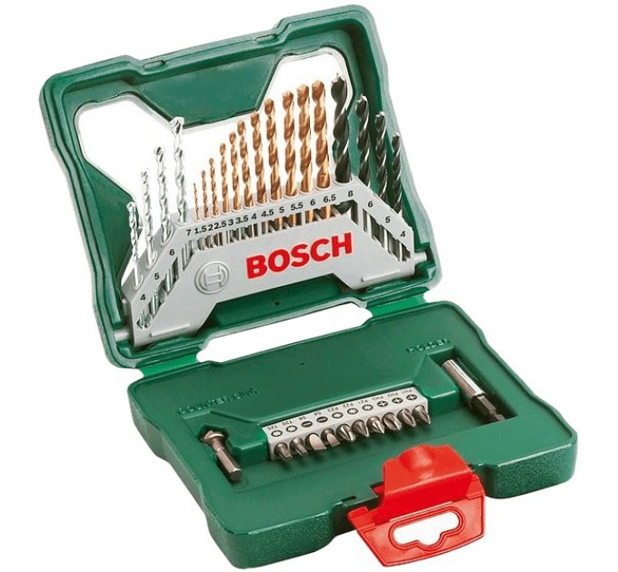 Свердла і насадки Bosch X-LINE-30 TITANIUM купити.