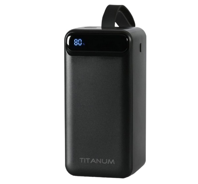 Повербанк TITANUM 741S 22.5W Black 50000mAh купити.