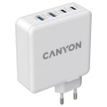 Мережевий зарядний пристрiй Canyon Canyon H-65 white (GAN 100W)