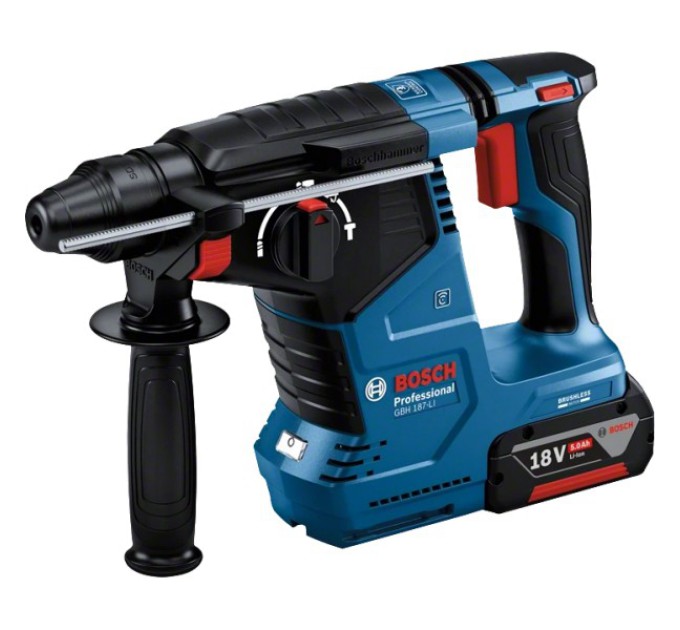 Акумуляторний перфоратор з SDS plus Bosch GBH 187-LI купити.