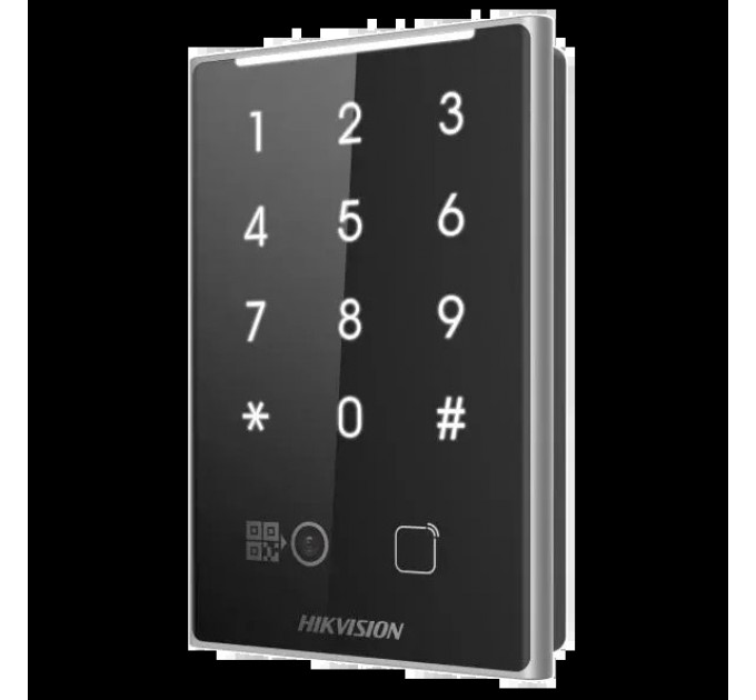 Зчитувач Hikvision DS-K1109DKB-QR M1,DESfire,Felica IP65 купити.