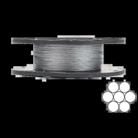 Трос оцинкований APRO 1мм DIN 3052 (1x7) бухта 200м