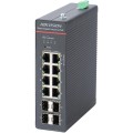 Комутатор 8 портів керований Hikvision DS-3T1512HP-SI-8P4FKIT(240W) купити.