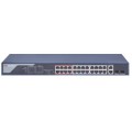 24-портовий некерований POE комутатор Hikvision DS-3E0326P-E(B) купити.