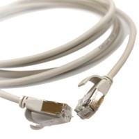 Патч-корд U/FTP, 0.5м, кат. 6А, 28AWG Slim, LSZH, LW