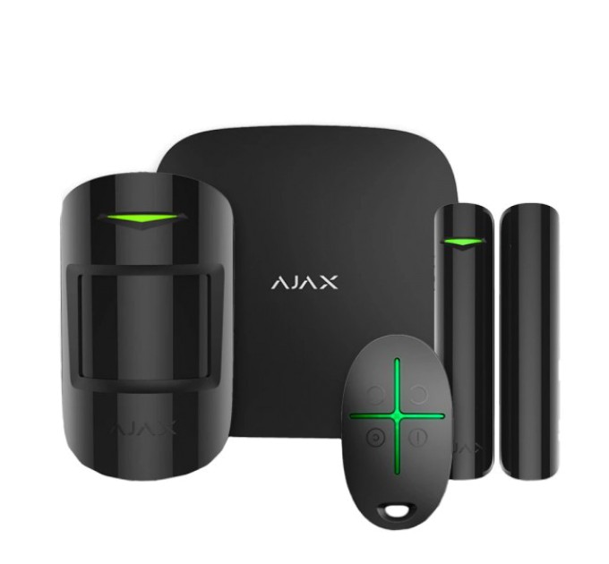 Комплект охоронної сигналізації Ajax StarterKit 2 (чорний)