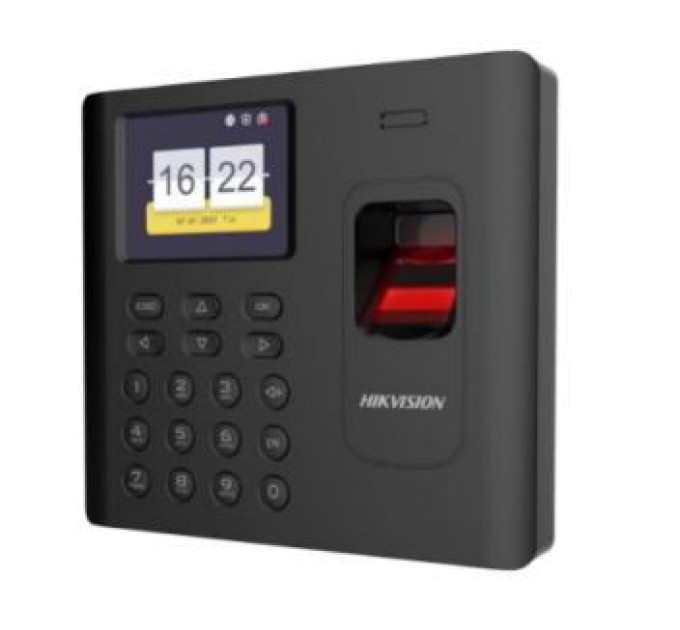 Термінал обліку робочого часу Hikvision DS-K1A802MF Black купити.