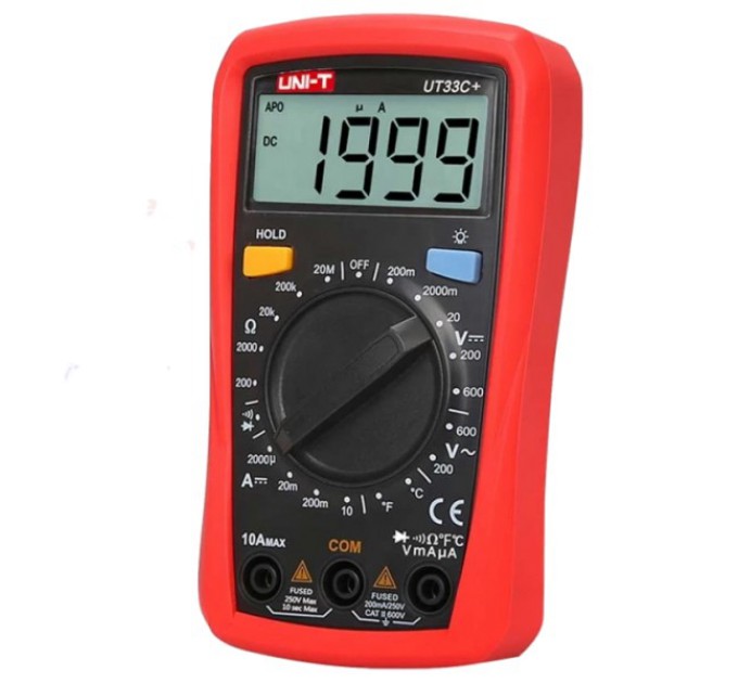 Цифровий мультиметр UNI-T UT-33C+ купити.