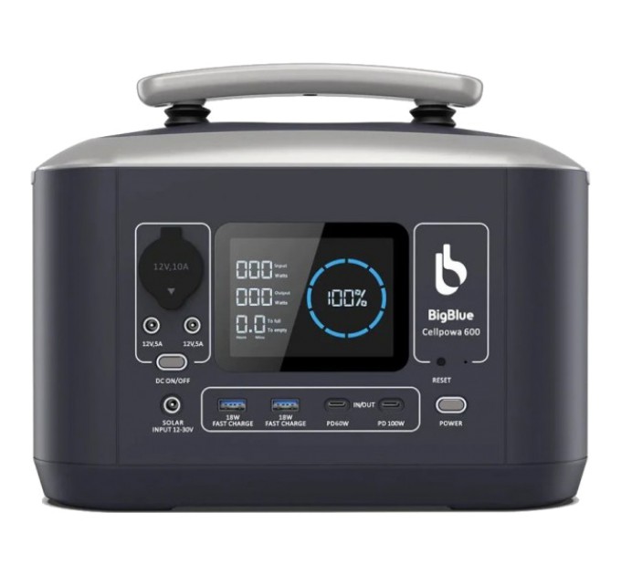Портативне джерело живлення BigBlue CP600 600Вт 537.6 Вт•ч купити.