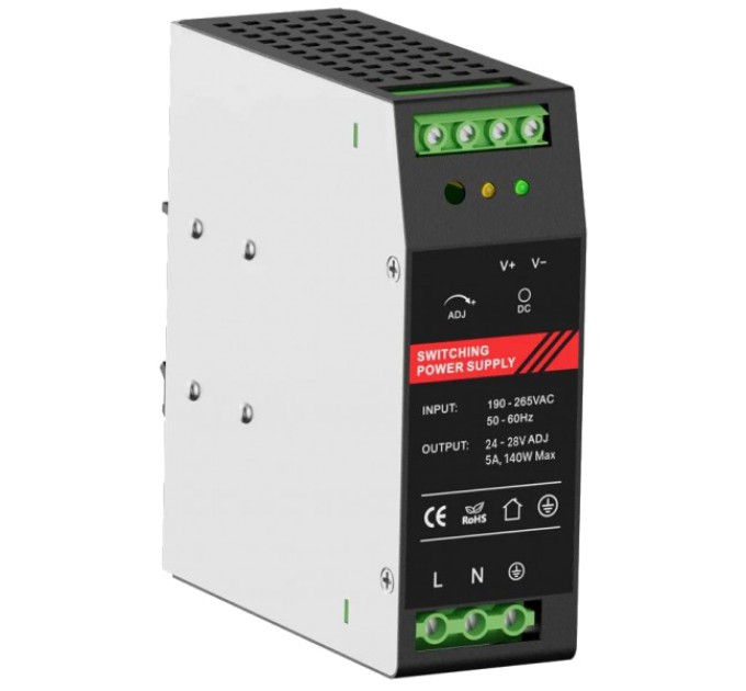 Джерело безперебійного живлення Kraft PSU-2405DIN(P) купити.