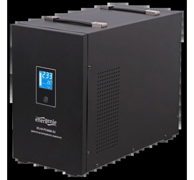 Джерело безперебійного живлення під акумулятор EnerGenie EG-HI-PS3000-02 3000ВА чистая синусоида купити.
