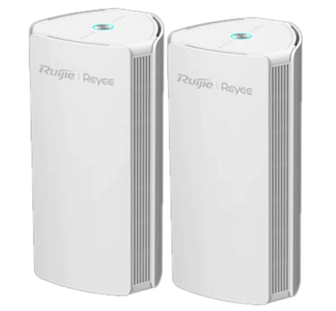 Комплект бездротовий Wi-Fi 6 дводіапазонний гігабітний MESH маршрутизатор Ruijie Reyee RG-M18(2PACK)