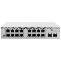 Комутатор 16 портів керований MikroTik CSS318-16G-2S+IN