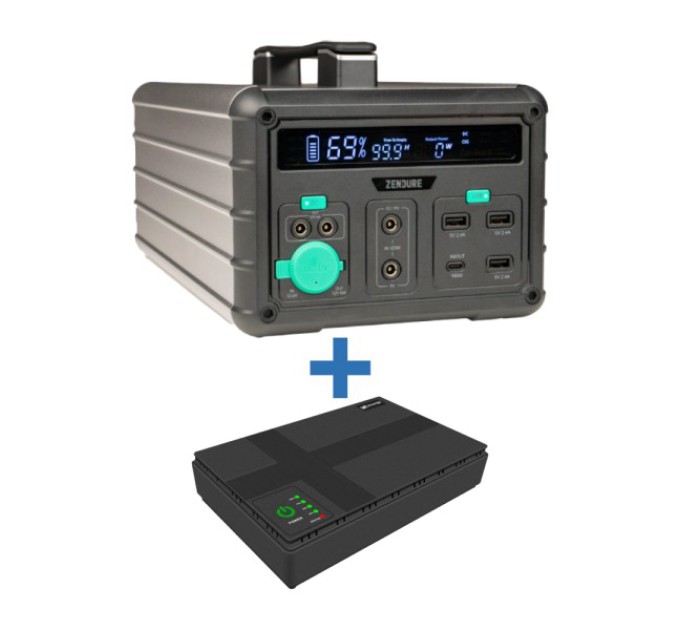 Зарядна станція з ДБЖ у подарунок Zendure Superbase 1000M + VIA Energy Mini UPS
