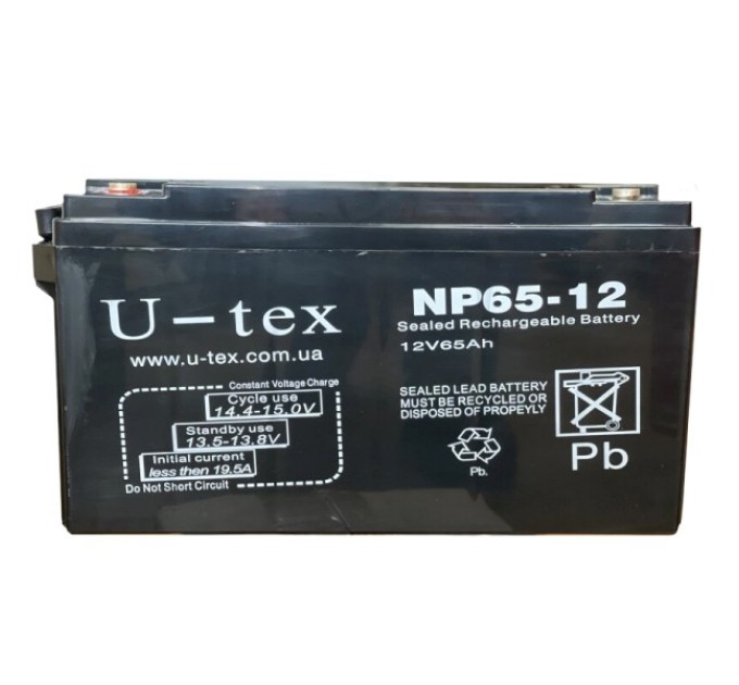 Акумулятор U-Tex U-tex 12В / 65 Ah