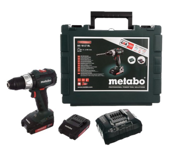 Акумуляторний дриль-шурупокрут Metabo BS 18 LT BL (602325550)