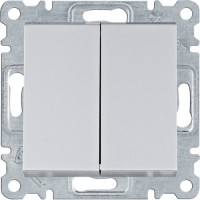 Вимикач Hager Lumina WL0052 2-кл. универсальный