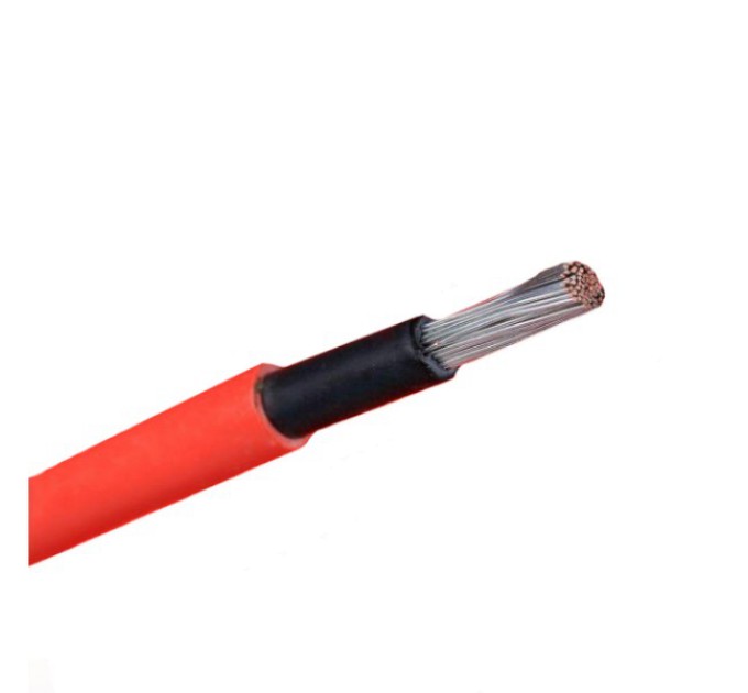 Кабель для сонячних панелей SOLAR H1Z2Z2-K 6 red (бухта 100 м) купити.
