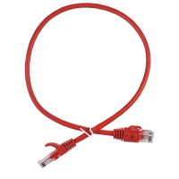Патч-корд червоний EServer UTP CAT5e 0.25м