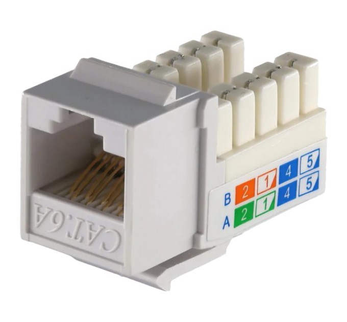 Модуль KeyStone RJ45 UTP, кат. 5e, 6, 6a, 110, Slim, W -16.6 мм купити.